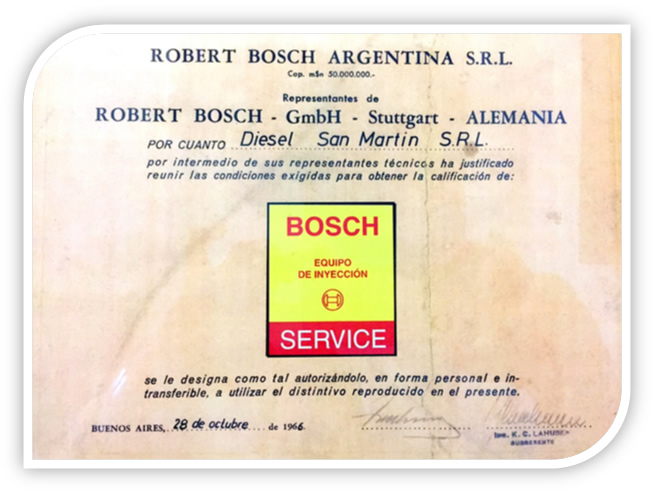 1966 - Servicio Oficial Bosch